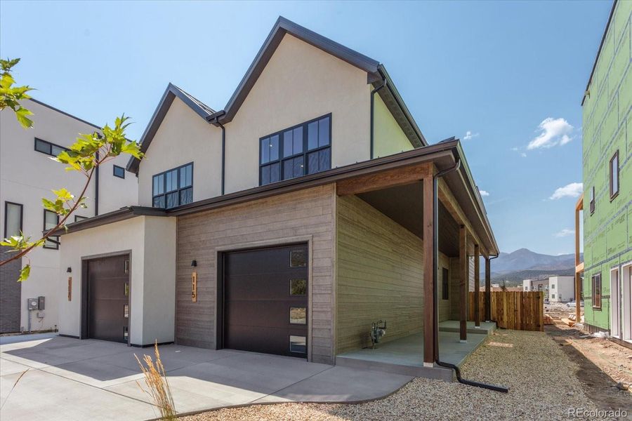 Front exterior of a new home in , Salida, CO, highlighting curb appeal (Image 15).