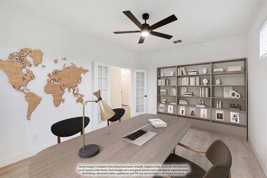 Furnished interior view inside a new home in Terracina, Rockwall (Image 14).