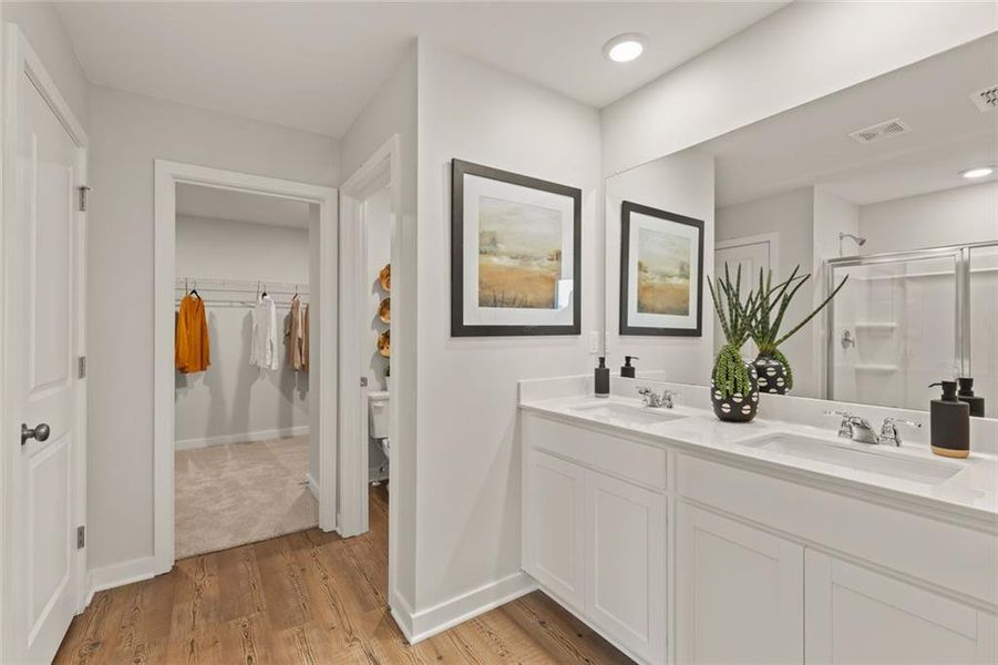 Furnished interior view inside a new home in Oak Grove Glen, Snellville (Image 18).