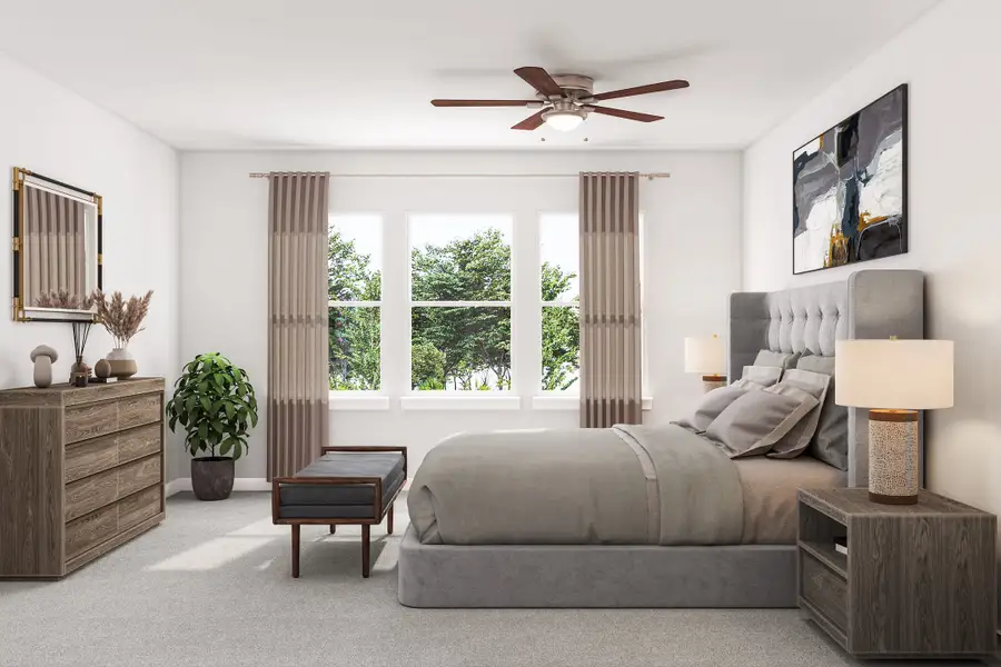 Furnished interior view inside a new home in Park Central, Georgetown (Image 9).