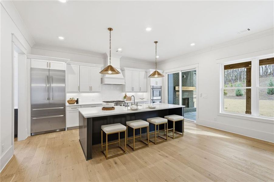 Furnished interior view inside a new home in , Cumming (Image 11).