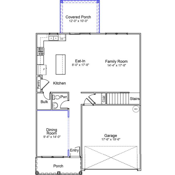 2D floor plan layout of this home in Bluefield, Lexington, SC (Image 2). 2D floor plan layout of this home in Bluefield, Lexington, SC (Image 2).
