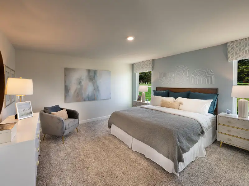 Furnished interior view inside a new home in Maxwell Commons, Easley (Image 9).