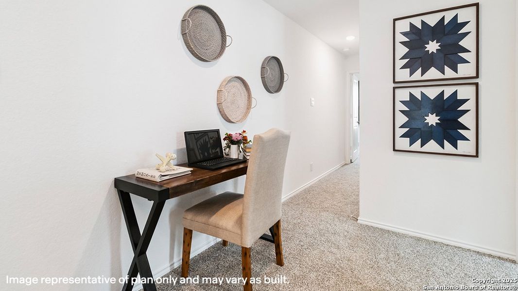 Furnished interior view inside a new home in Blue Ridge Ranch, San Antonio (Image 10). Furnished interior view inside a new home in Blue Ridge Ranch, San Antonio (Image 10).