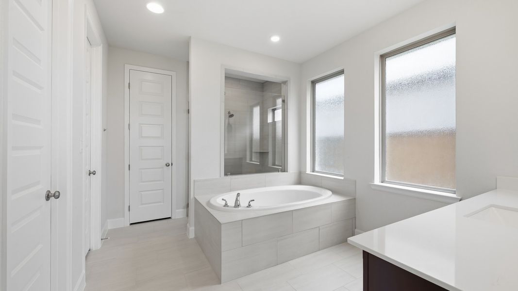 Furnished interior view inside a new home in Devonshire, Forney (Image 13).