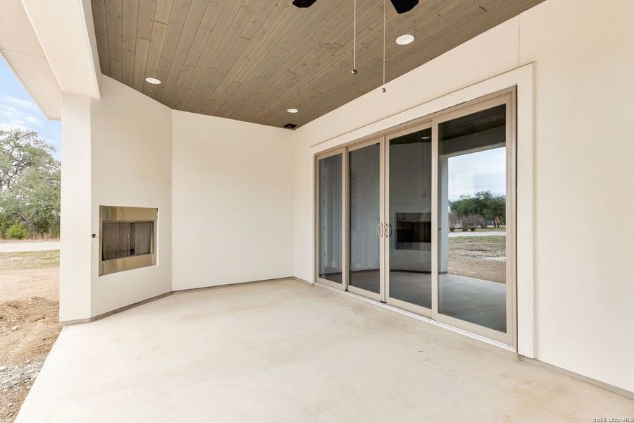 Exterior details and patio area of a home in , Spring Branch (Image 3).