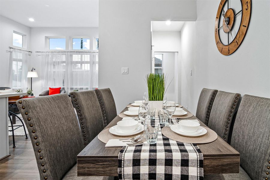 Furnished interior view inside a new home in , Houston (Image 34). Furnished interior view inside a new home in , Houston (Image 34).