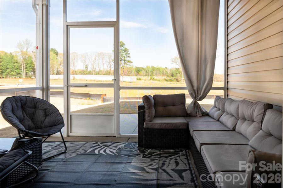 Exterior details and patio area of a home in Clairmont, Charlotte (Image 3). Exterior details and patio area of a home in Clairmont, Charlotte (Image 3).