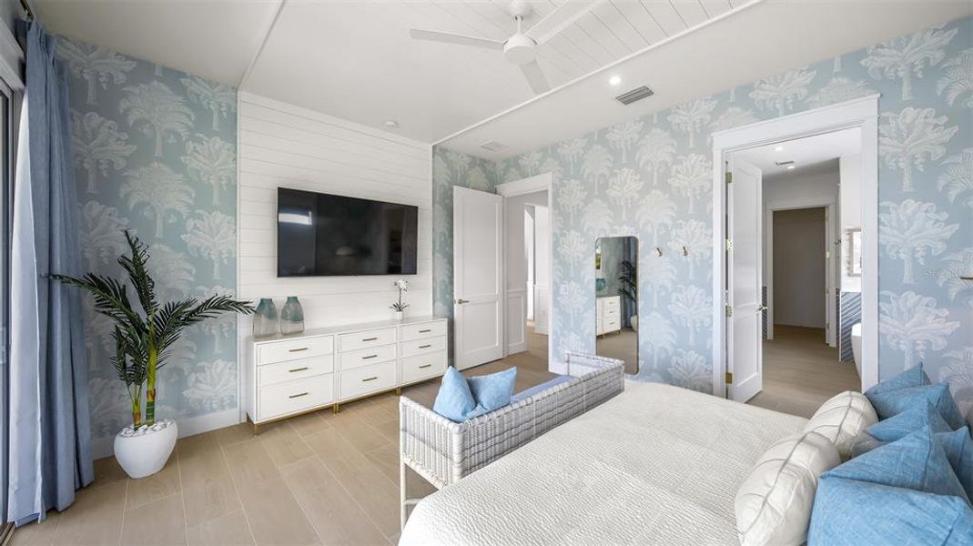 Furnished interior view inside a new home in , Sarasota (Image 17).