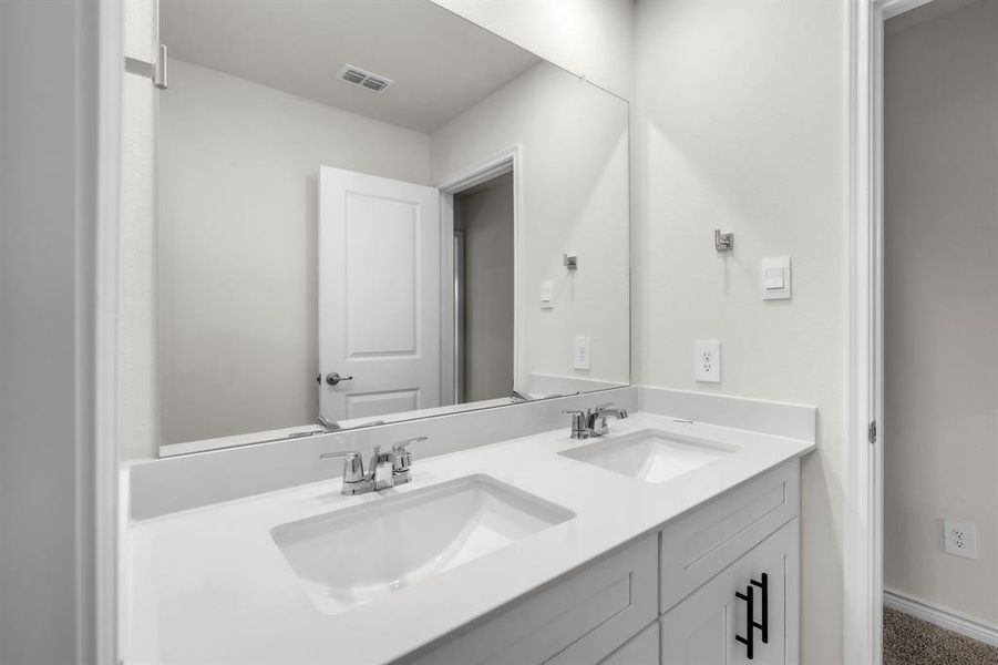 Furnished interior view inside a new home in The Landing at Hidden Lakes, McKinney (Image 11).