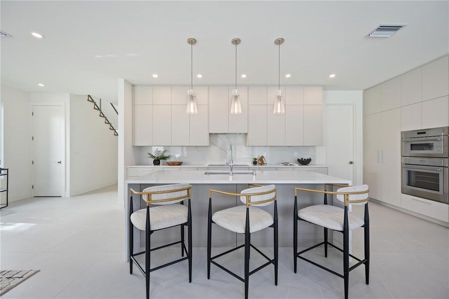 Furnished interior view inside a new home in , Sarasota (Image 13).