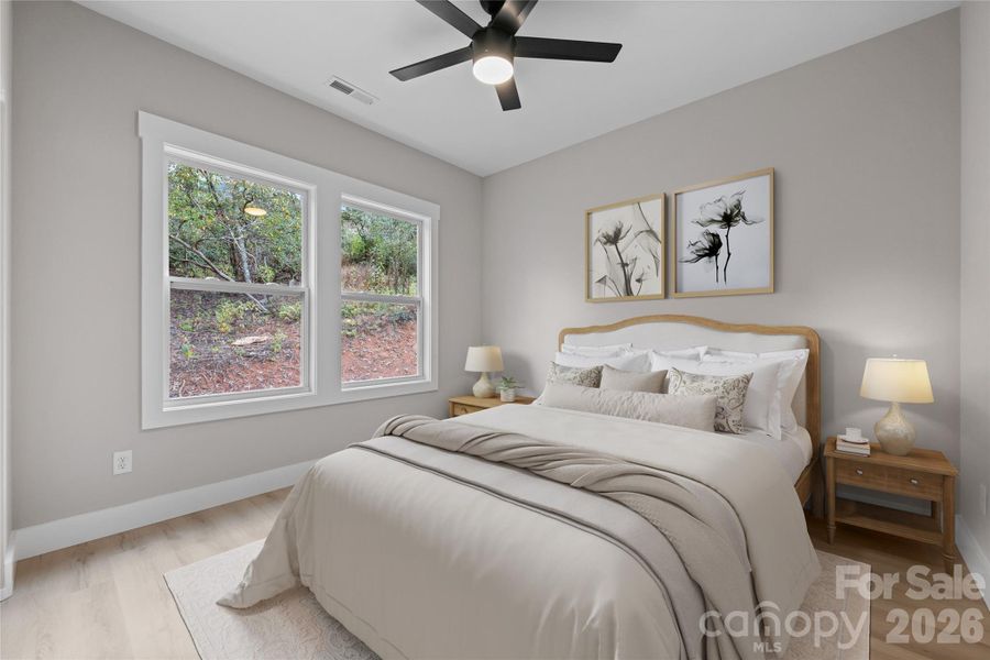 Furnished interior view inside a new home in , Hendersonville (Image 27). Furnished interior view inside a new home in , Hendersonville (Image 27).