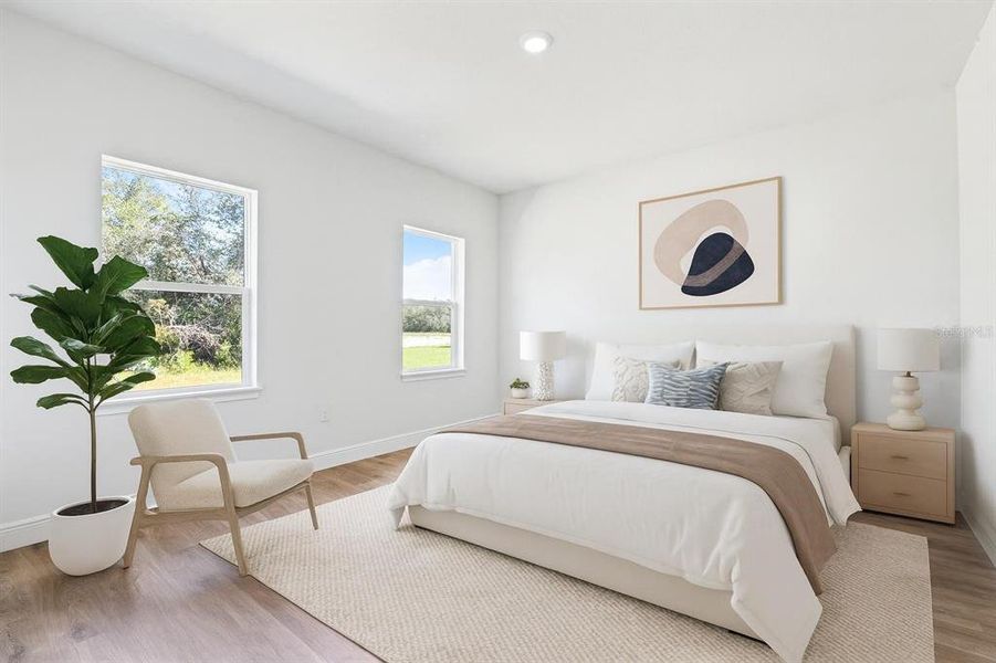 Furnished interior view inside a new home in , Ocala (Image 11).