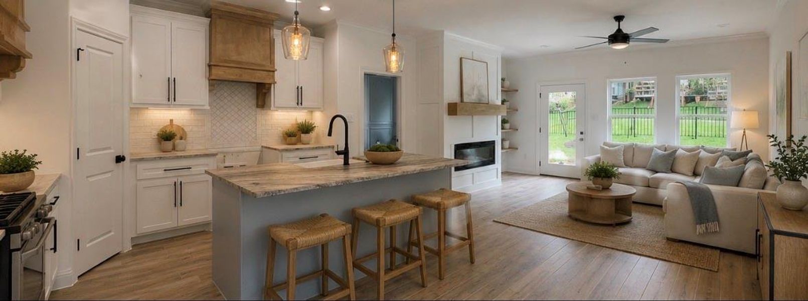 Furnished interior view inside a new home in , Conroe (Image 14).