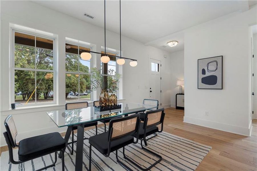 Furnished interior view inside a new home in , Atlanta (Image 17).