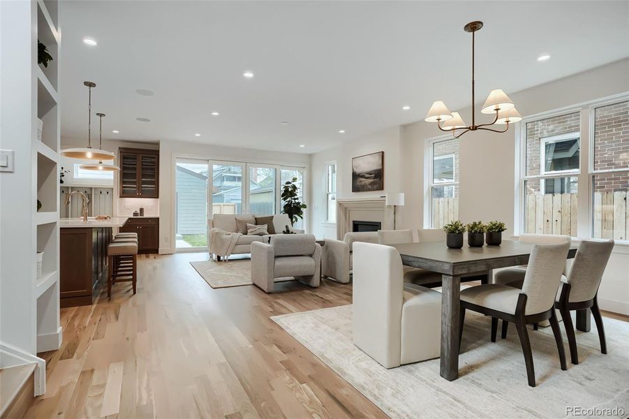 Furnished interior view inside a new home in , Denver (Image 11).