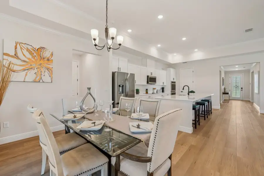 Furnished interior view inside a new home in Golden Gate, Naples (Image 10).