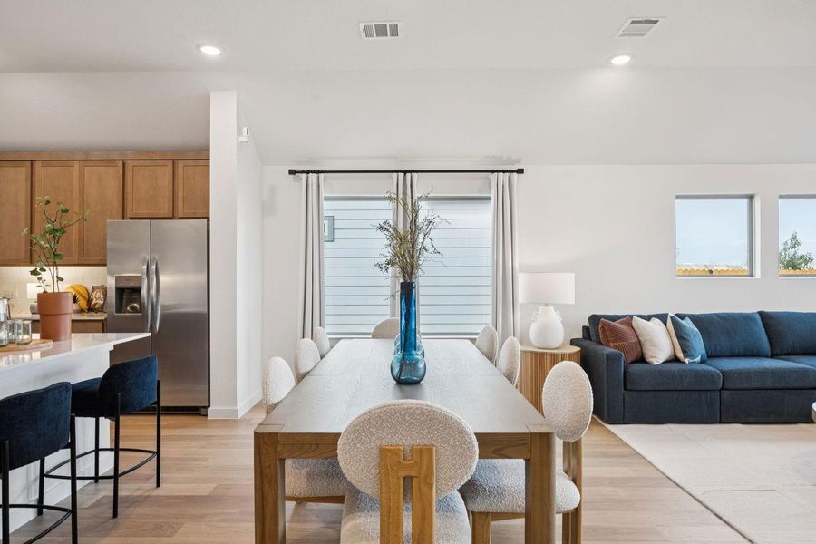 Dining Area in the Diamond home plan by Trophy Signature Homes – REPRESENTATIVE PHOTO