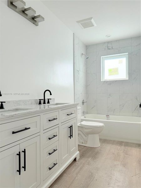 Furnished interior view inside a new home in , Miami (Image 6).