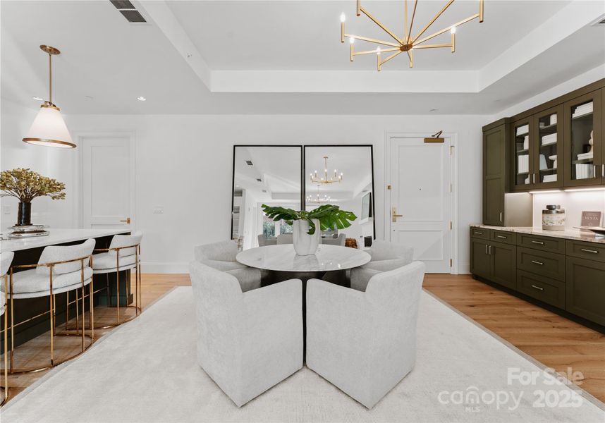 Furnished interior view inside a new home in The Regent at Eastover, Charlotte (Image 24).