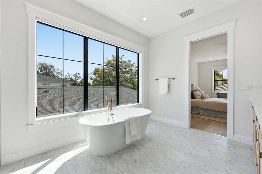 Furnished interior view inside a new home in , Tampa (Image 29).