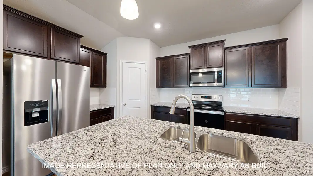 Furnished interior view inside a new home in Three Creeks - Colt Creek, Belton (Image 5).