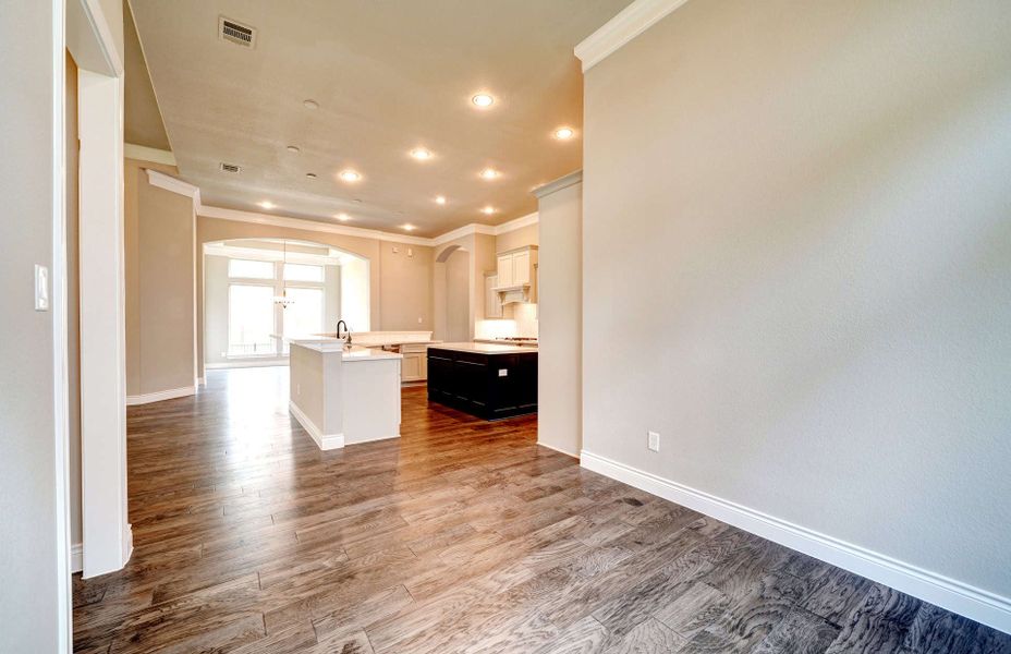 Representative unfurnished interior of a home built from the 3030 by Ravenna Homes in The Woodlands Hills 65′, Willis (Image 28). Representative unfurnished interior of a home built from the 3030 by Ravenna Homes in The Woodlands Hills 65′, Willis (Image 28).