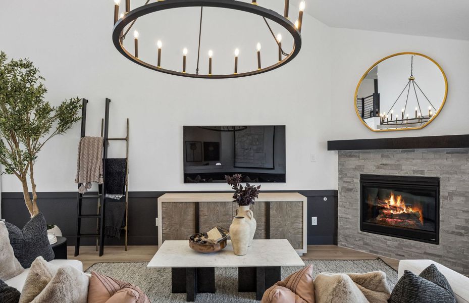 Representative furnished interior of a home built from the Rainier by Pulte Homes in Overland Grove, Forney (Image 17).