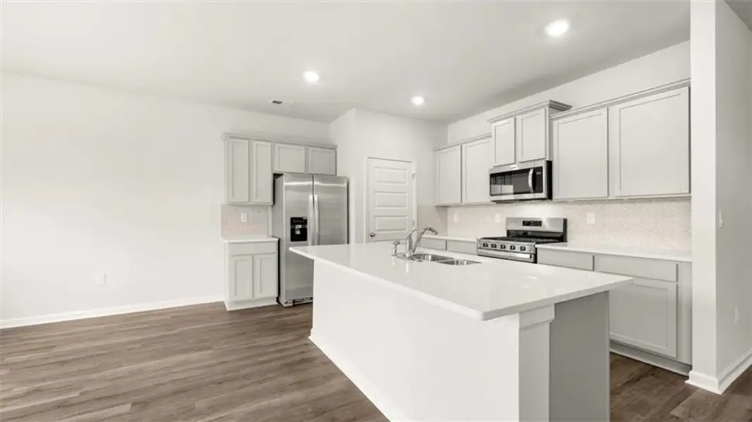 Furnished interior view inside a new home in Preserve at Dove Creek, Statham (Image 5).