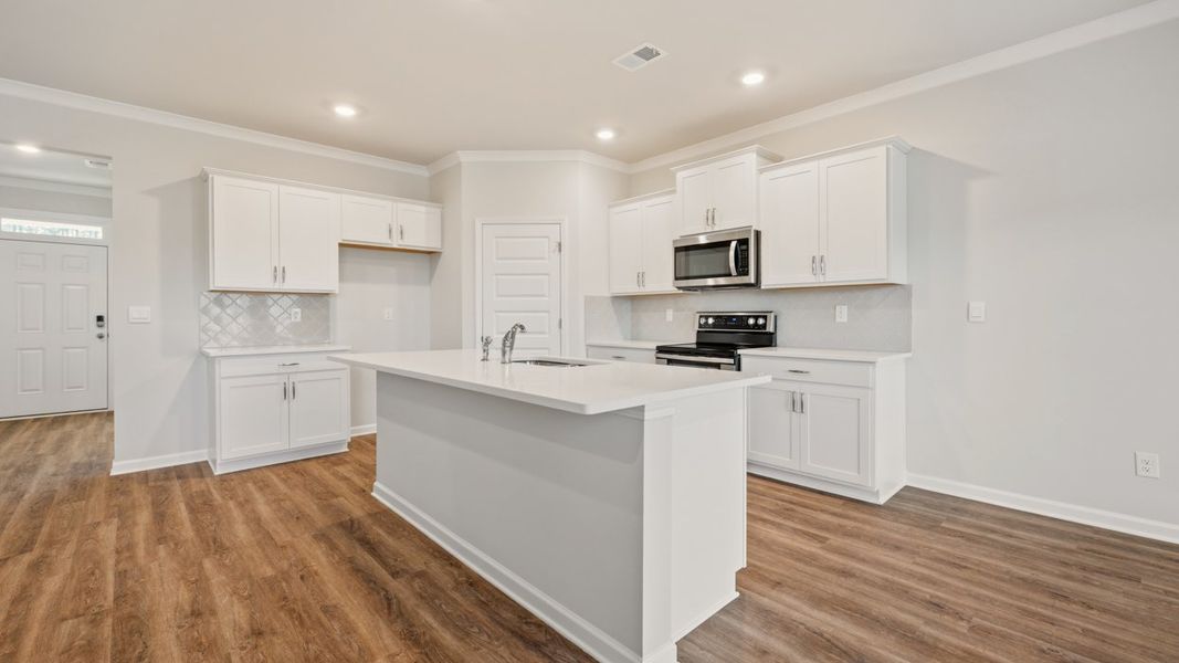 Furnished interior view inside a new home in Poplar Preserve, Newnan (Image 6).