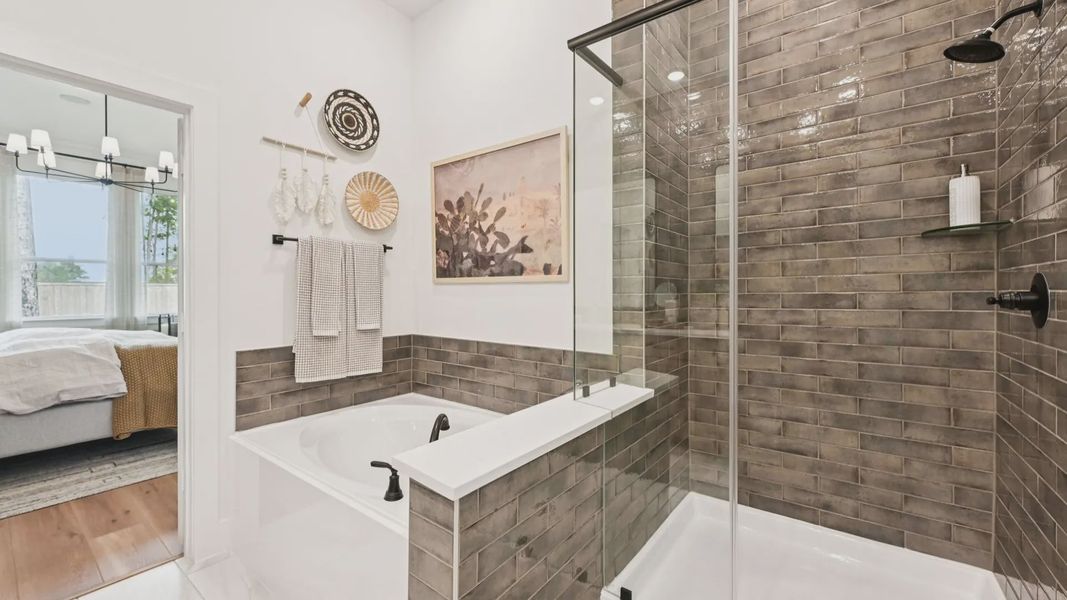 Representative furnished interior of a home built from the Tanlay by Chesmar Homes in Kresston Chateau, Montgomery (Image 30). Representative furnished interior of a home built from the Tanlay by Chesmar Homes in Kresston Chateau, Montgomery (Image 30).