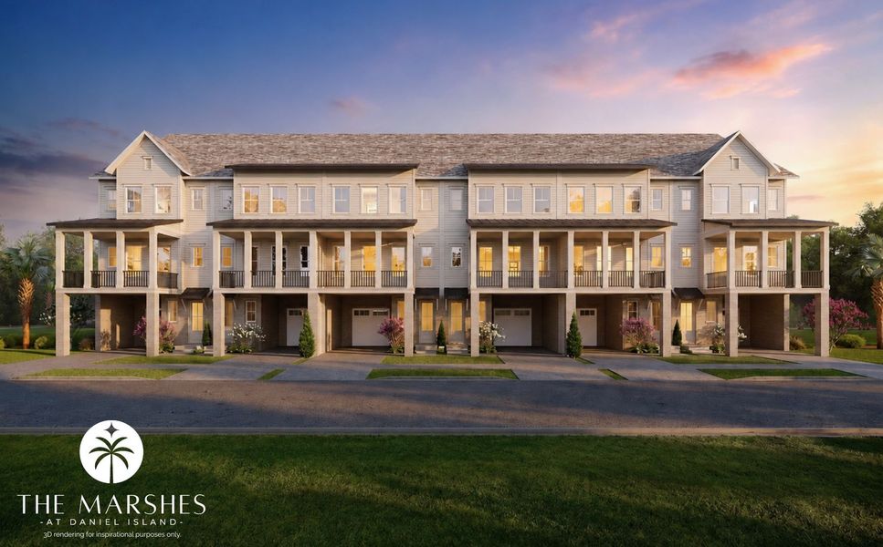Image 10 representing the Pagett by Stanley Martin Homes in Marshes at Daniel Island Townhomes, Charleston, SC. Image 10 representing the Pagett by Stanley Martin Homes in Marshes at Daniel Island Townhomes, Charleston, SC.
