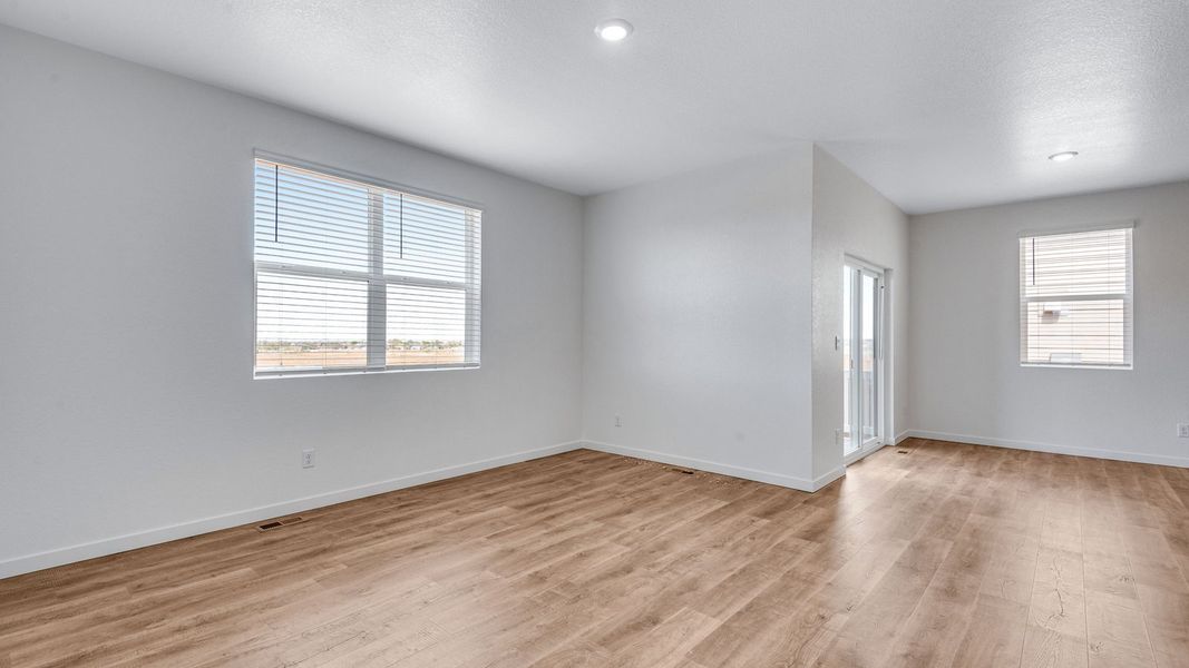 Spacious, unfurnished interior of a new home in Fossil Creek Ranch, Windsor (Image 13). Spacious, unfurnished interior of a new home in Fossil Creek Ranch, Windsor (Image 13).