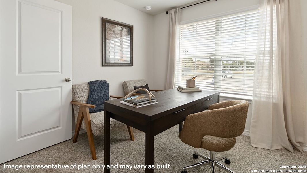 Furnished interior view inside a new home in Riverstone at Westpointe, San Antonio (Image 28).