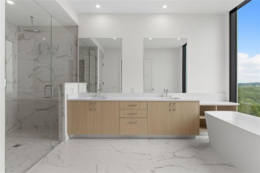 Furnished interior view inside a new home in The Dillon Buckhead, Atlanta (Image 10).