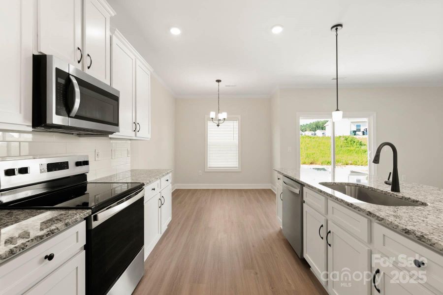 Furnished interior view inside a new home in Colonial Crossing, Troutman (Image 8).