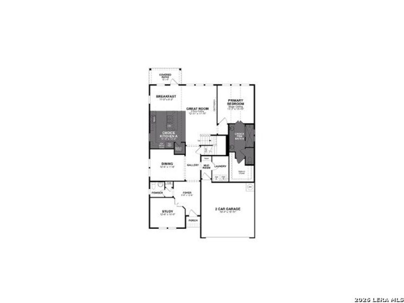 2D floor plan layout of this home in Westridge, San Antonio, TX (Image 3).