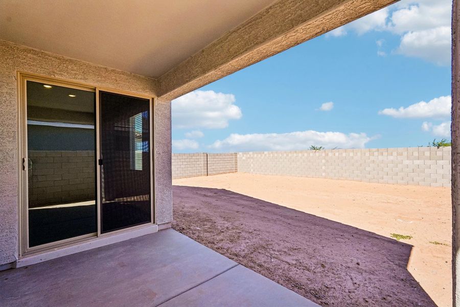 Covered patio