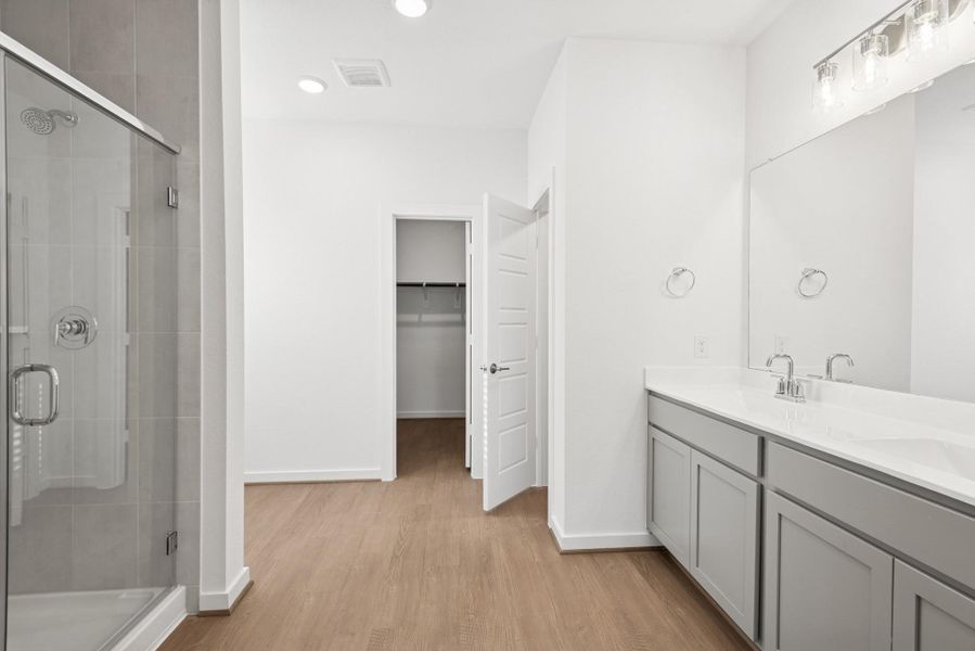 Furnished interior view inside a new home in Summerview, Fulshear (Image 7). Furnished interior view inside a new home in Summerview, Fulshear (Image 7).