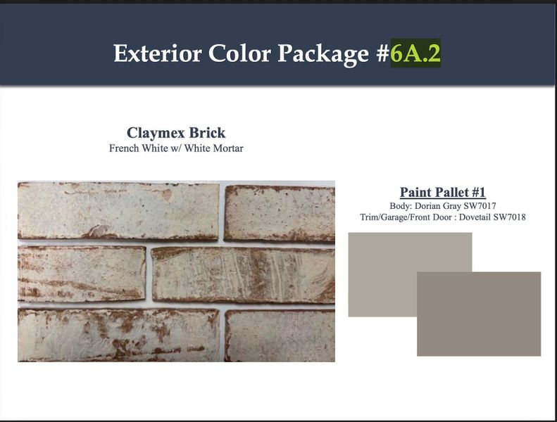 Sample of building materials used in homes in Sundance Cove, Crosby (Image 4). Sample of building materials used in homes in Sundance Cove, Crosby (Image 4).
