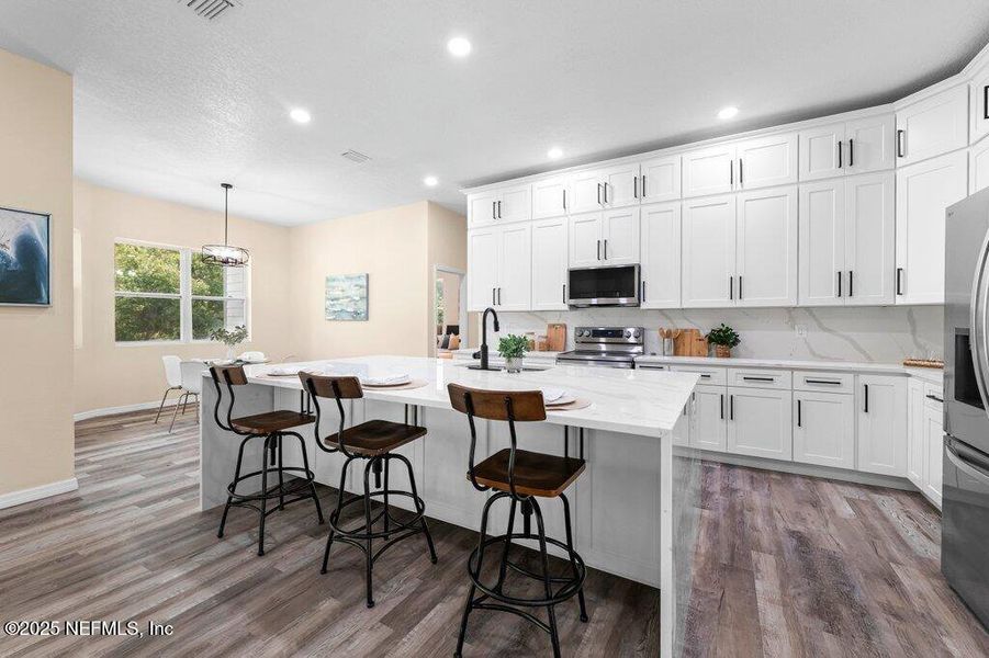 Furnished interior view inside a new home in , Jacksonville (Image 13).
