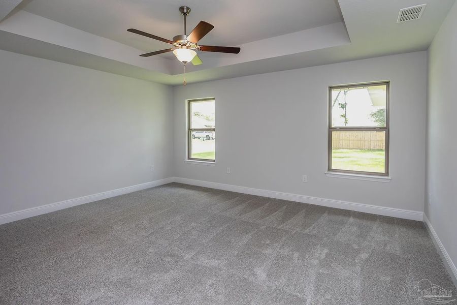 Spacious, unfurnished interior of a new home in Emmaline Gardens, Milton (Image 20). Spacious, unfurnished interior of a new home in Emmaline Gardens, Milton (Image 20).