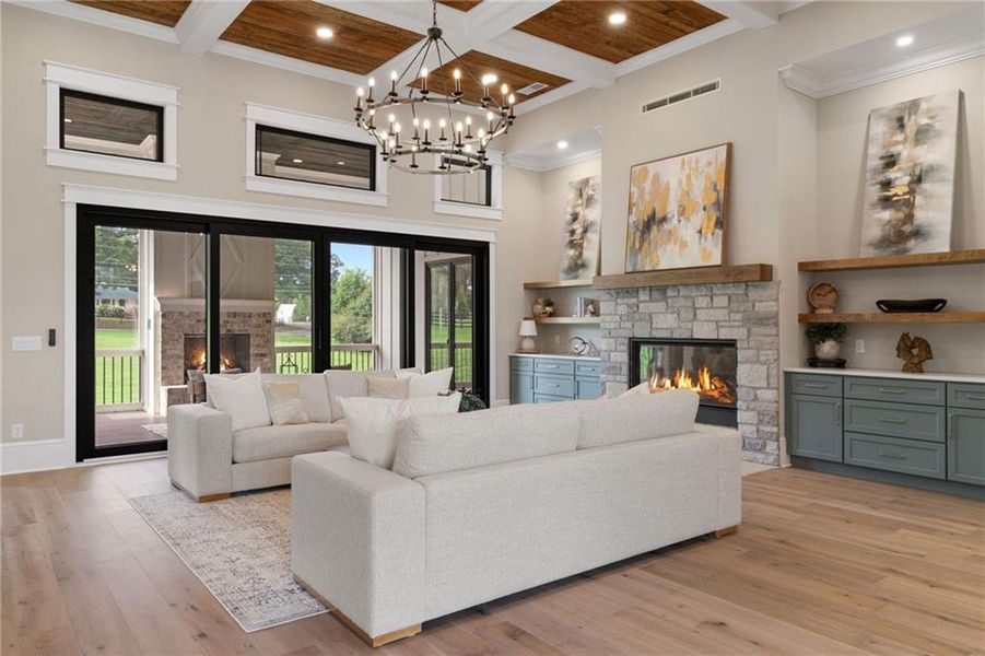 Furnished interior view inside a new home in , Canton (Image 19).