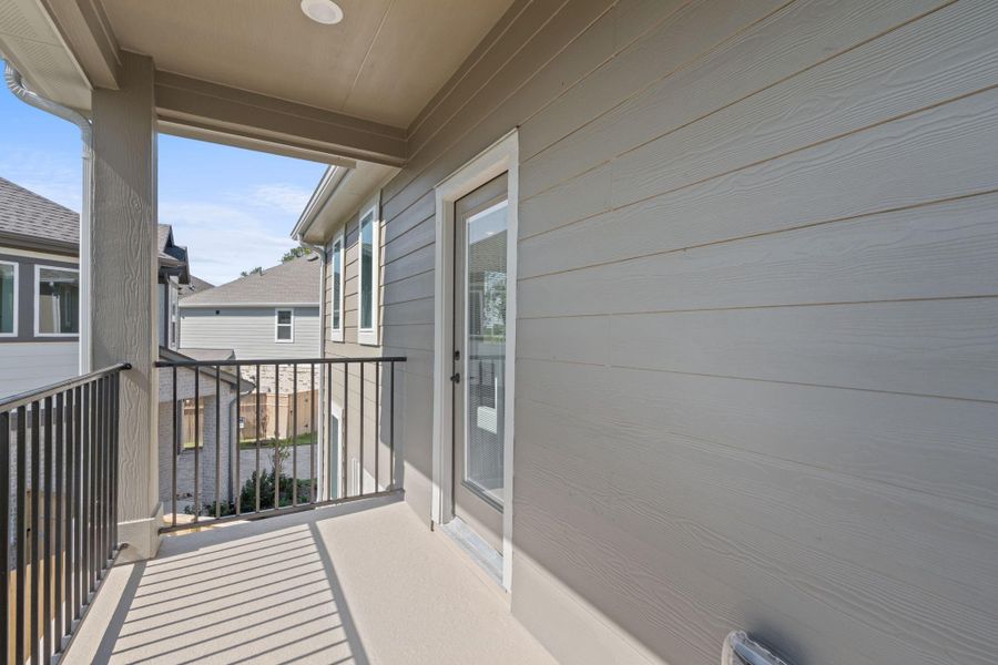 Exterior details and patio area of a home in Sienna, Missouri City (Image 3). Exterior details and patio area of a home in Sienna, Missouri City (Image 3).