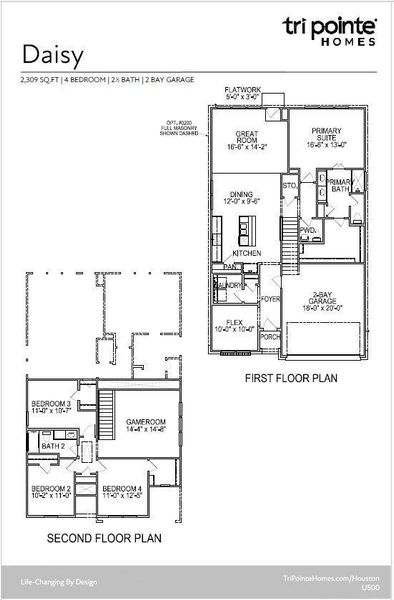 2D floor plan layout of this home in Mason Woods, Cypress, TX (Image 2). 2D floor plan layout of this home in Mason Woods, Cypress, TX (Image 2).