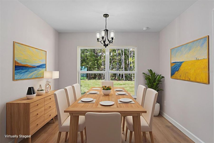 Furnished interior view inside a new home in , Citrus Springs (Image 13).