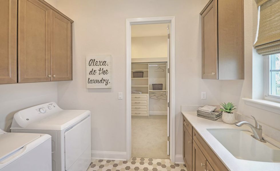 Furnished interior view inside a new home in Seven Pines, Jacksonville (Image 29).