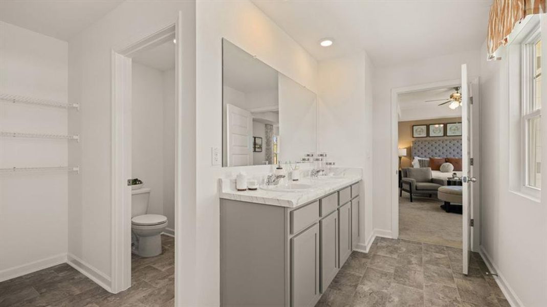 Furnished interior view inside a new home in Teamon Pointe, Griffin (Image 15).