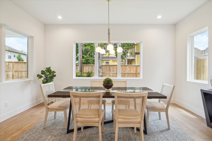Furnished interior view inside a new home in , Houston (Image 14).