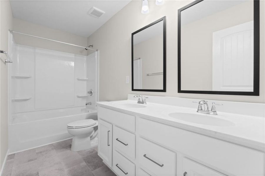 Furnished interior view inside a new home in Three Rivers, Rome (Image 10).